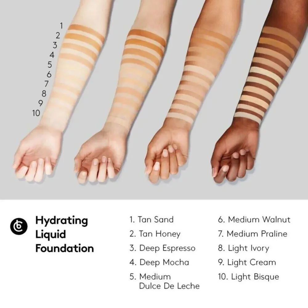 Because Hydration Foundation Medium Praline New‎ In Box